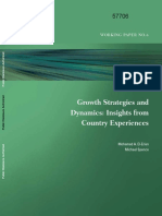 Growth Strategies and Dynamics: Insights From Country Experiences