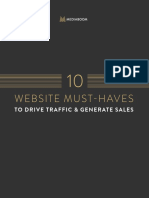 Website Must-Haves: To Drive Traffic & Generate Sales