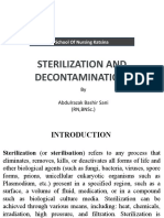 Sterilization and Decontamination