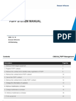 PSPP System Manual: 2009. 10. 19 Doosan Infracore AM Marketing