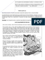 Español - Primer Grado - 31 de Agosto Al 4 de Septiembre