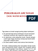 Pergerakan Air Dalam Tanah