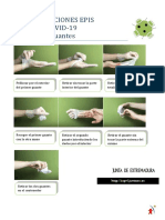 Cartel Retirada Guantes SSPRL