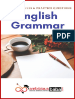 AB English Grammar Rules Practice Questions PDF