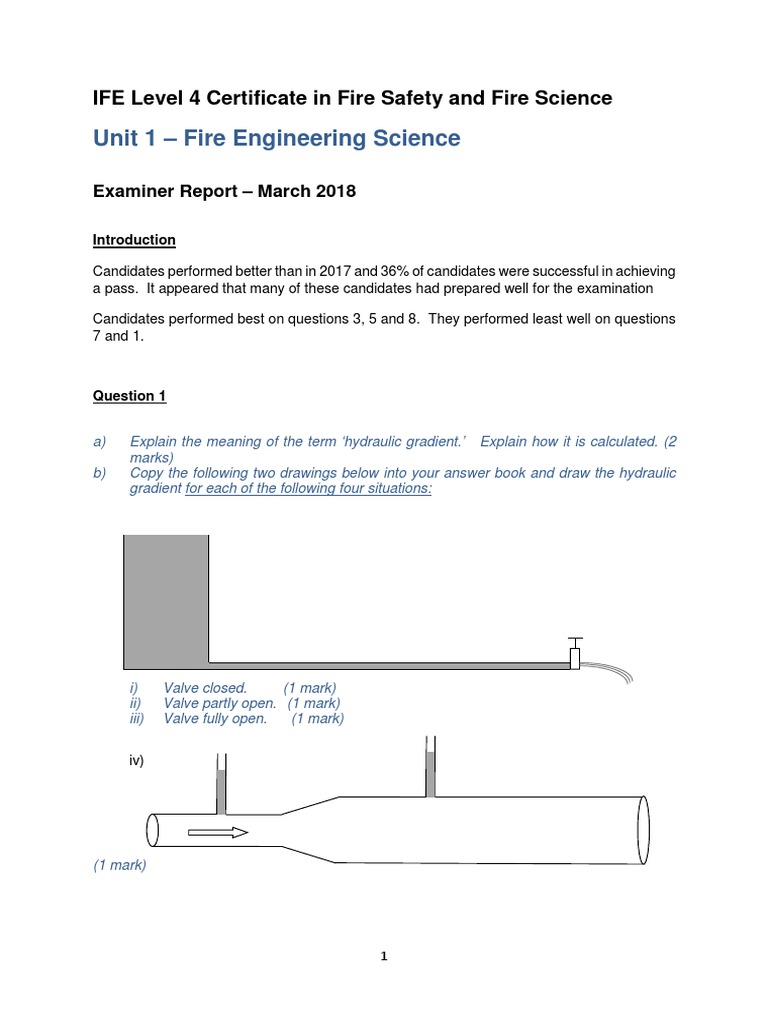 Unit 1 - Fire Engineering Science: IFE Level 4 Certificate in Fire ...