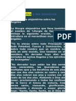 CURSO de ANGELOLOGIA TEMA 2 - Los Angeles y Los Hombres, en La Alejandrina Liturgia A