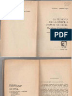 Herbert Schnädelbach - La Filosofía de La Historia Después de Hegel. El Problema Del Historicismo-Alfa (1980)