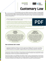 Law 5-Customary Law