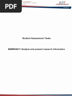 Assessment 1 NewBSBRES411 Student Assessment Tasks 31-10-18