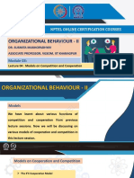 Organizational Behaviour - Ii: Nptel