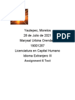 Yautepec, Morelos assignment on conditional sentences