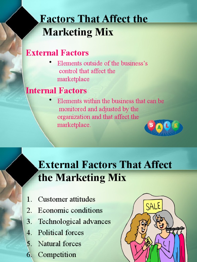 Factors Affecting Marketing Mix | PDF | Marketing | Competition