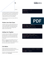 Learn Python3 Lists