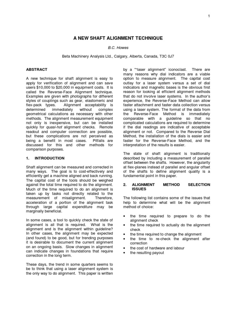 Dynamic Shaft Alignment Pdf: Dynamic Balancing – BVFSXM