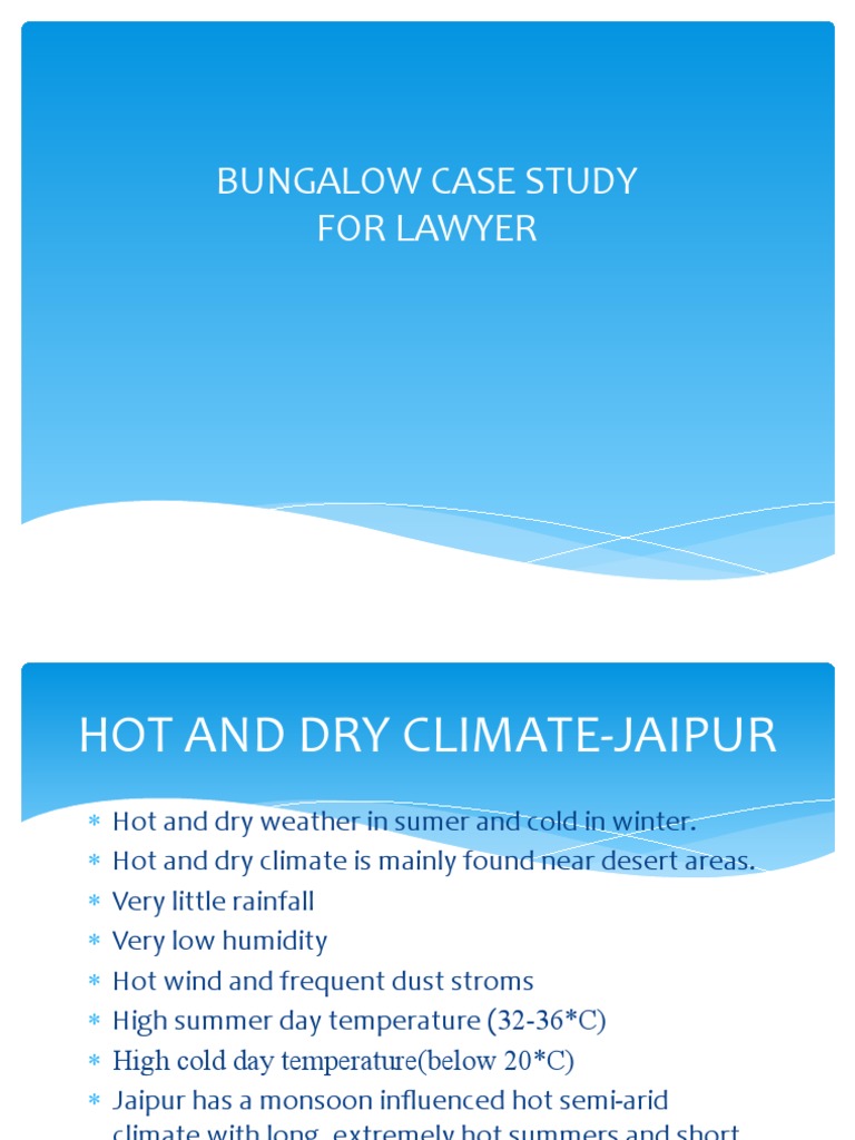 Bungalow Design for Hot Climates | PDF | Building Insulation | Climate