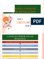 Pertemuan 3 - Langkah Langkah Penelitian