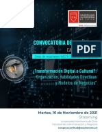 IV Congreso Internacional ACTITUD 2021 - Convocatoria Artículos (Español, Inglés o Portugués)