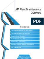 SAP Plant Maintenance Overview and Key Concepts