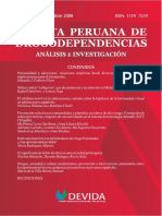 Revista Peruana de Drogodependencias Num