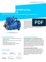 Axial Piston Variable Pump A4VG Series 35: Electronified Travel Drive Pump With High Pressure Level