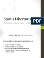 Status Libertatis y Civitatis