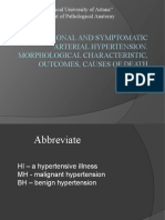 Essentional and Symptomatic Arterial Hypertension. Morphological Characteristic, Outcomes, Causes of Death