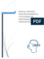 Manual Tarifario Fonos 2021