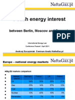 Polish Energy Interest: Between Berlin, Moscow and Brussels