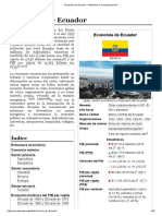 Economía de Ecuador - Wikipedia, La Enciclopedia Libre
