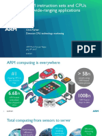 Arm Instruction Sets and Cpus For Wide-Ranging Applications: Chris Turner Director, Cpu Technology Marketing