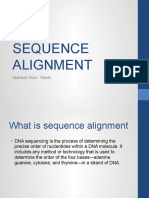 SEQUENCE ALIGNMENT Bioinformatics