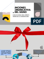 FUNCIONES COMUNICATIVAS DEL SIGNO ( CARLOS DANIEL MESA ARRIETA)