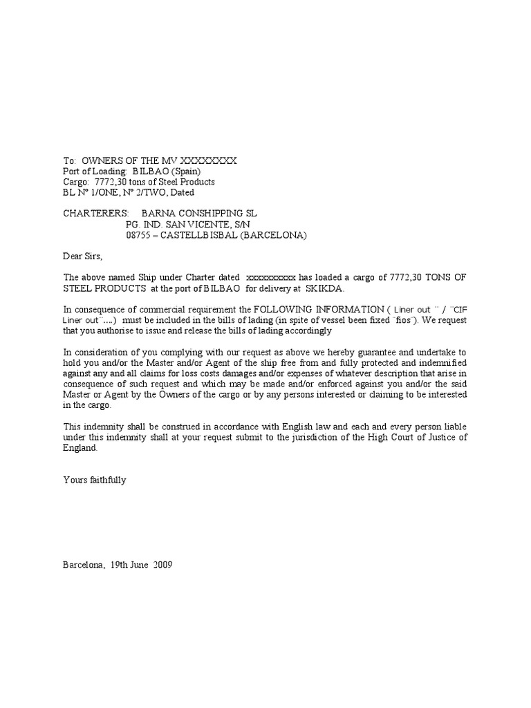 Liner Out / CIF Liner Out .) PDF