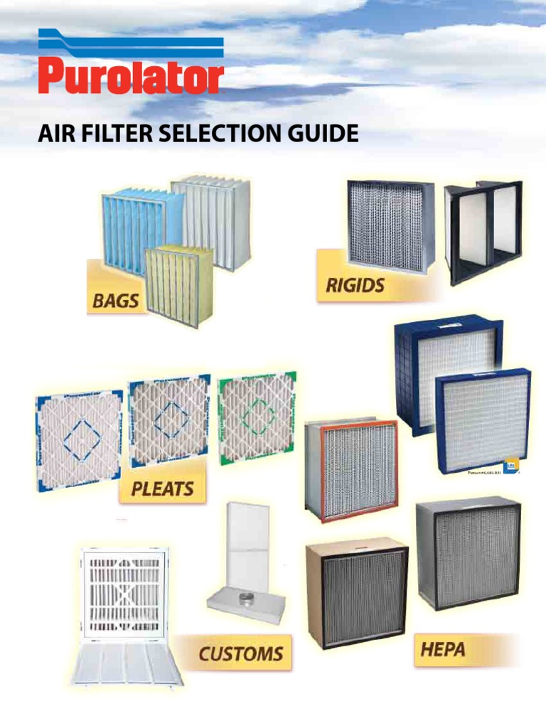 Purolator Commercial Industrial Selection Guide PDF Air
