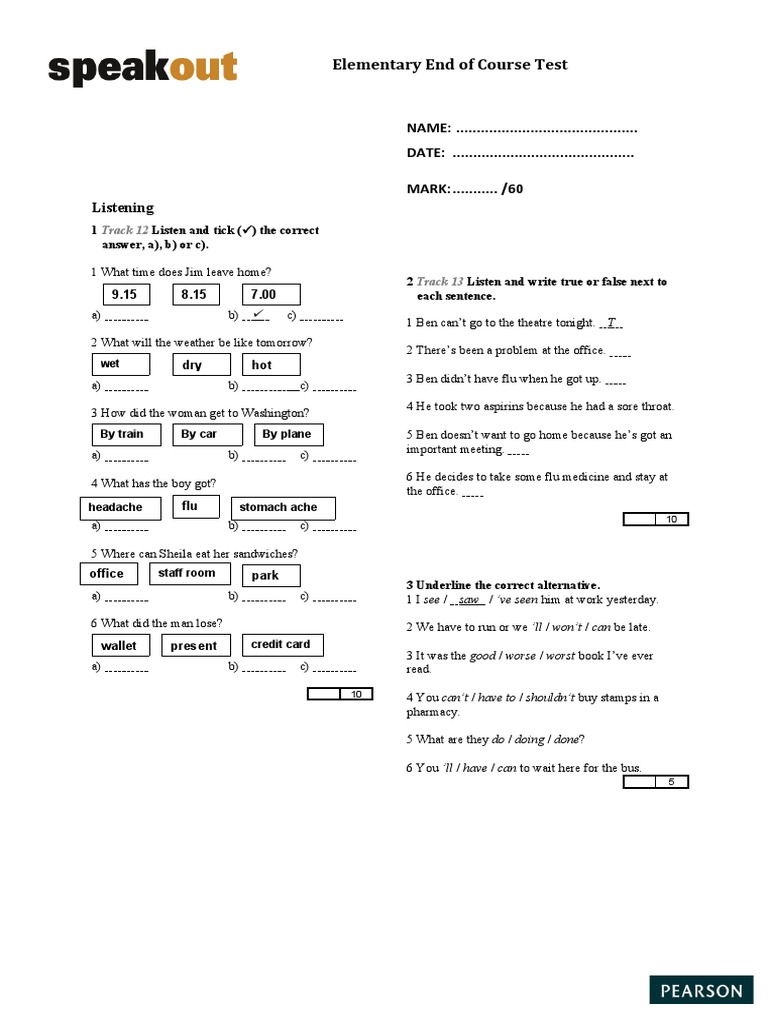 Elementary End of Course Test Guide | PDF