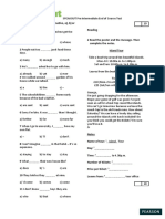 Speakout Pre Intermediate End of Course Test Without Listening