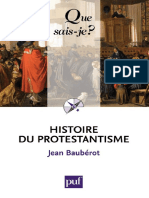 Histoire Du Protestantisme - Jean Bauberot