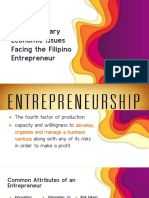 Module 5: Contemporary Economic Issues Facing Filipino Entrepreneurs