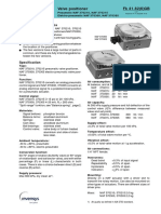 Valve Positioner FK 41.82 (6) GB: Primary Characteristics