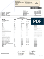 Gulrez Ali: Haematology Comprehensive Full Body Check Test Name Result Unit Bio Ref - Interval Method