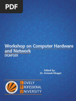 Dcap105 Workshop On Computer Hardware and Network