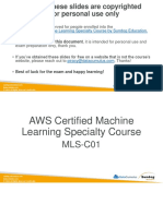 Aws Certified ML Slides