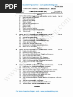 1st PUC Computer Science Feb 2018