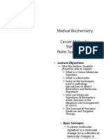 Cancer Molecular Signatures Recording Slides - DR P. Santiago