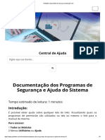 Documentação Dos Programas de Segurança e Ajuda Do Sistema