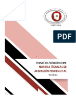 Normas Tecnicas de Actuacion Proesional Mntap 4ta Edición