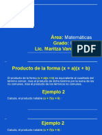 Binomio Al Cuadrado y Cubo - Abril 26 Del 2021