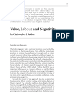 C. Arthur - Value, Labour and Negativity