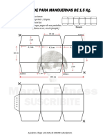 Moldes para mancuernas imprimibles de 2 a 16 kg