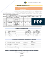 Calendário Escolar 2021/2022 Agrupamento Castelo Paiva